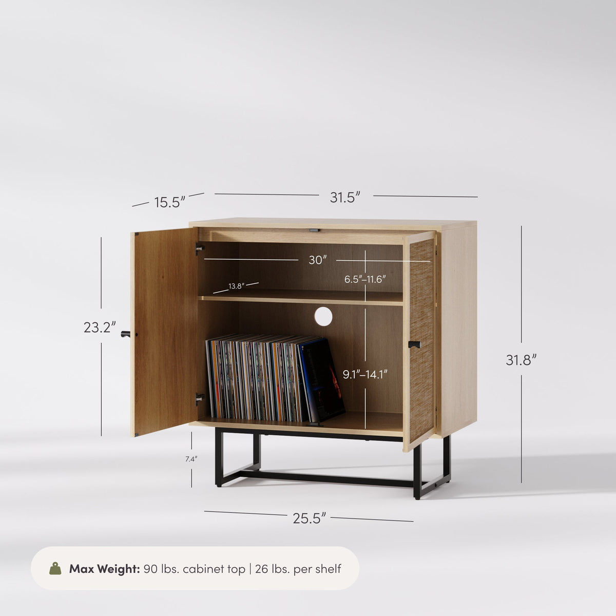 Kova storage cabinet – dimensions