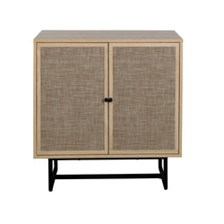 Kova wood and rattan storage cabinet – image 13