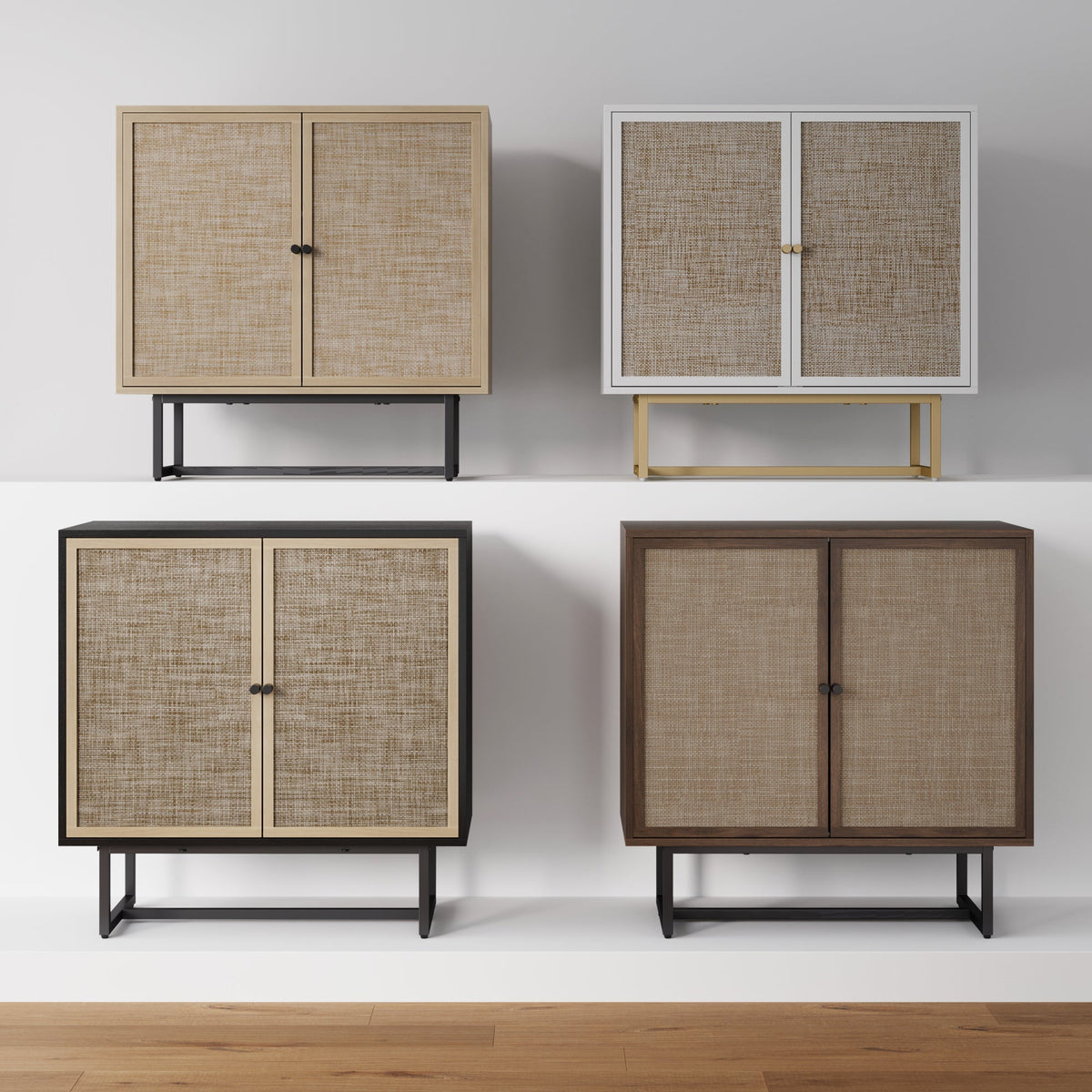 Kova storage cabinet – colour and finish options